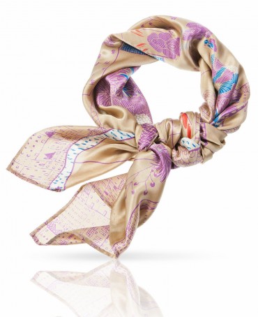 Платок Женский SS.KV-VILLAGE/PURP.GOLD